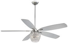 Minka-Aire F902L-CH - Bling - LED 56&#34; Ceiling Fan