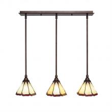 Toltec Company 25-BRZ-9165 - Multi Light Mini Pendant