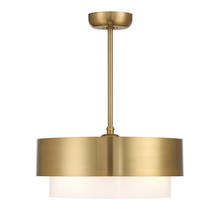 Savoy House Canada 22-FD-445-322 - Diana 4-Light Fan D'Lier in Warm Brass