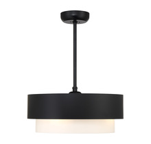 Savoy House Canada 22-FD-445-89 - Diana 4-Light Fan D&#39;Lier in Matte Black