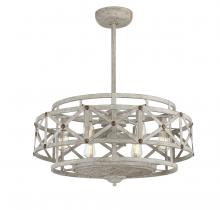 Savoy House Canada 34-FD-123-155 - Colonade 6-Light Fan D&#39;Lier in 
Provence with Gold Accents