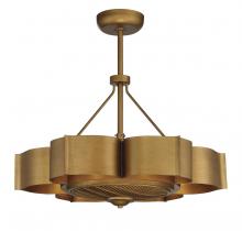 Savoy House Canada 39-FD-125-54 - Stockholm 6-Light Fan D&#39;Lier in 
Gold Patina