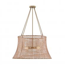 Savoy House Canada 7-6192-4-171 - Longleaf 4-Light Outdoor Chandelier in Burnished Brass