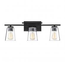 Savoy House Canada 8-1020-3-BK - Calhoun 3-Light Bathroom Vanity Light in Black