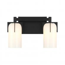 Savoy House Canada 8-4128-2-BK - Caldwell 2-Light Bathroom Vanity Light in Matte Black