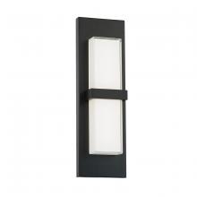 WAC Canada WS-W21116-40-BK - BANDEAU Outdoor Wall Sconce Light