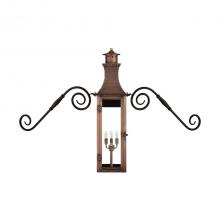 Primo Gas Lanterns BP-36E_MOU - Three Light Moustache Scrolls