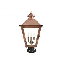 Primo Gas Lanterns JL-31E_CT/PM - Three Light Pier and Post Mount