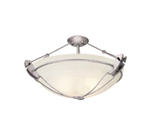 Kalco 4844PS/ART - Grande 24 Inch Semi Flush Mount