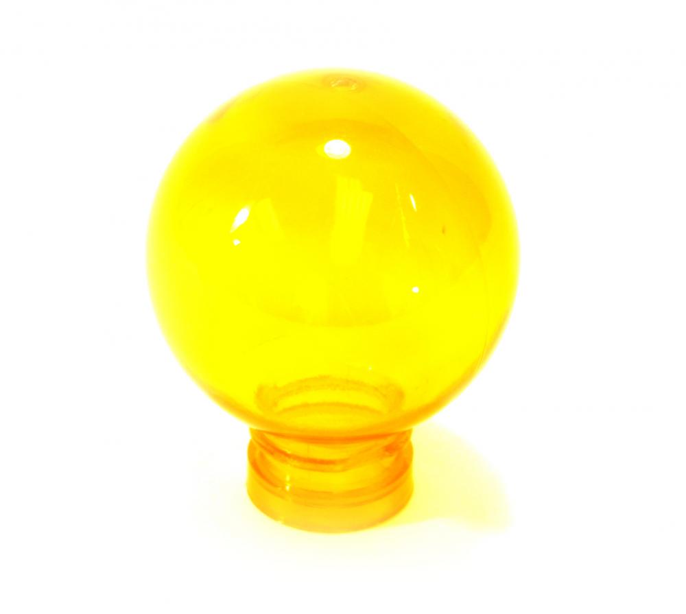 2.5&#34; Globe w/o-ring, Yellow (SPECIAL ORDER)