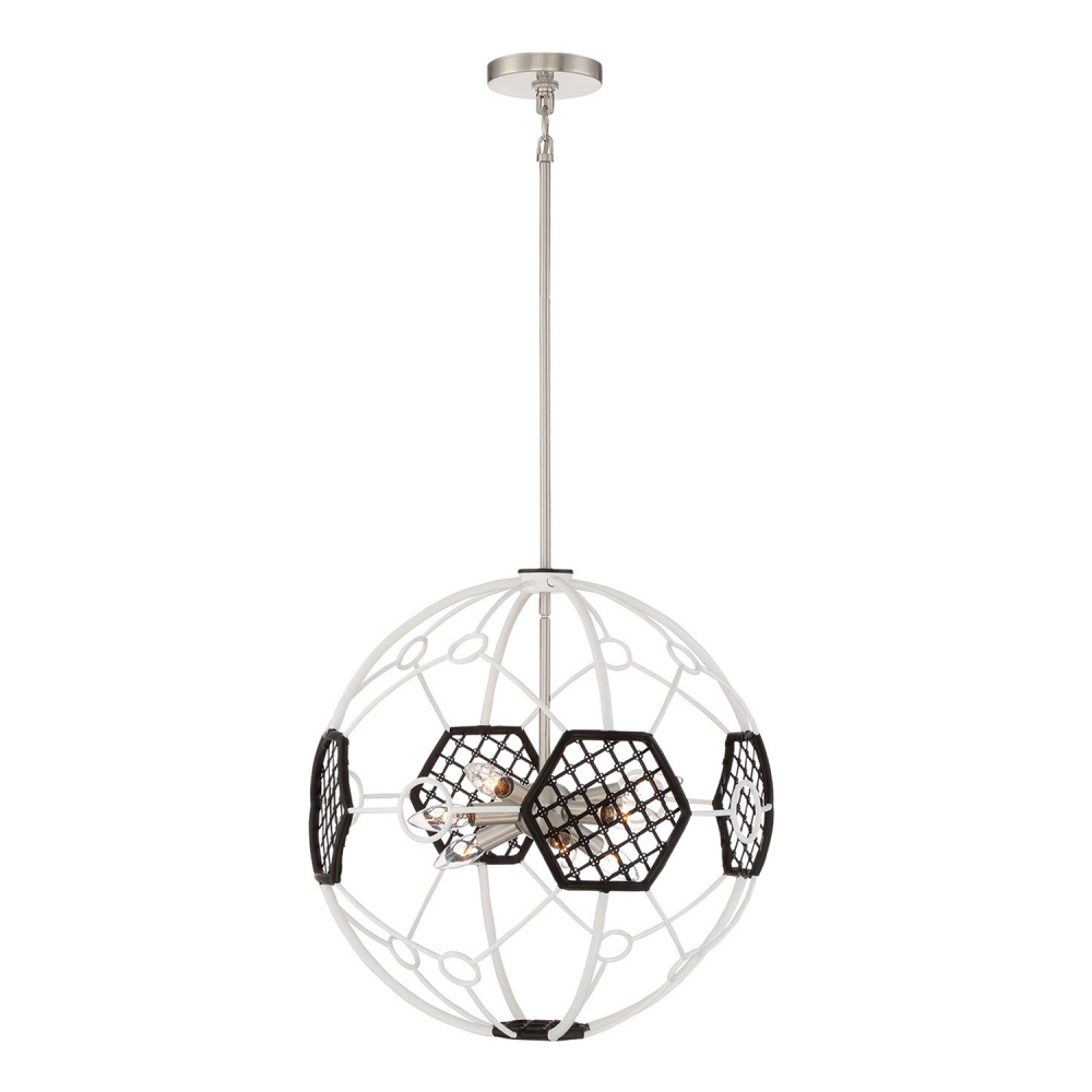 9-Light 20&#34; Dyson Globe Sputnik Chandelier