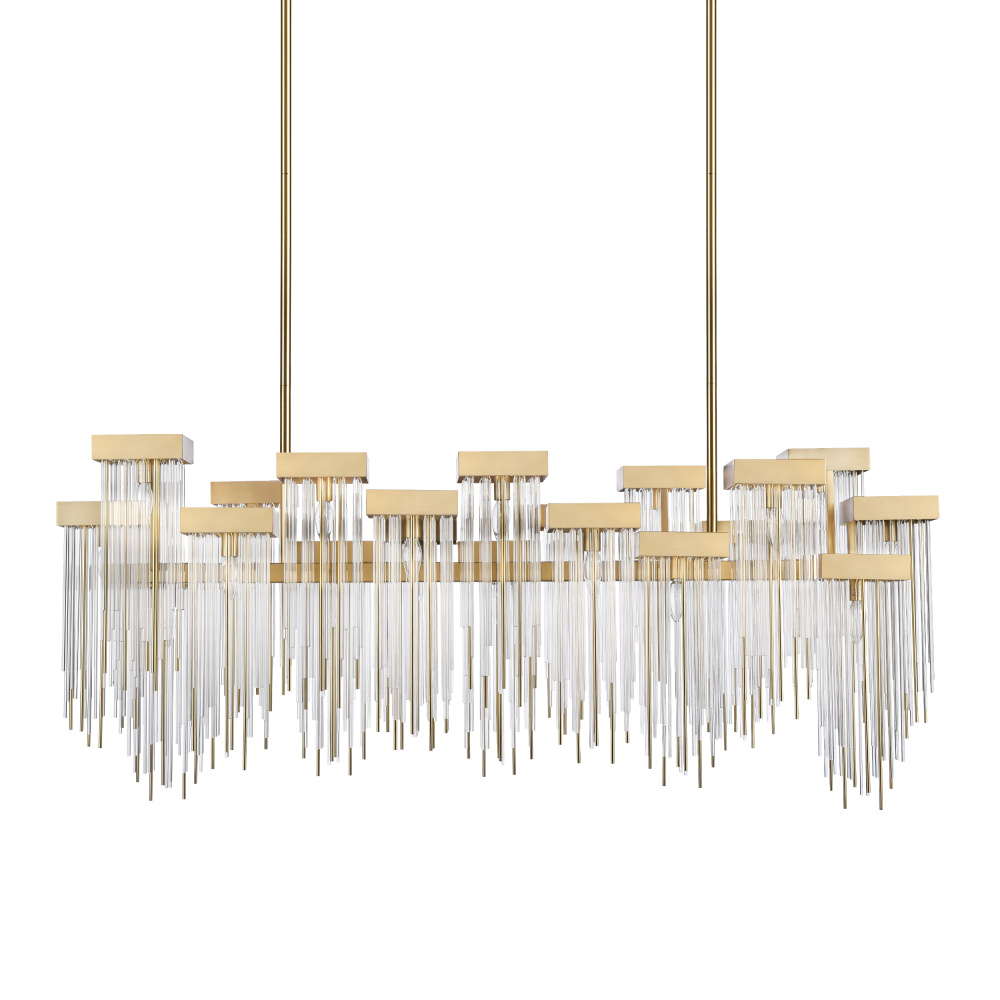 Waterfall 60&#34; Cityscape Chandelier