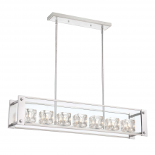 ZEEV Lighting CD10151-7-SL - 7-Light 42&#34; Linear Crystal Chandelier