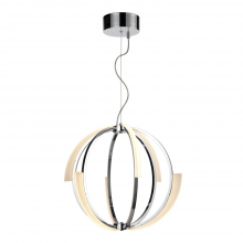 ZEEV Lighting CD10349-LED-CH - LED 22&#34; Polished Nickel Geometrical Sphere Styled Chandelier