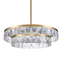 ZEEV Lighting CD11810-LED-T2-44-AGB - Odraz 44&#34; 2-Tier Infused Crystal Chandelier