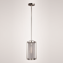 ZEEV Lighting MP40014-1-PN - Single Light 7&#34; Crystal Vertical Wall Sconce