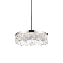 ZEEV Lighting P11802-LED-24-PN - Odraz 24&#34; Infused Crystal Pendant