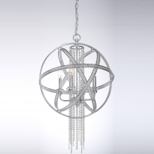 ZEEV Lighting P30011-4-SL - 4-Light 18&#34; Orbital Crystal Chandelier