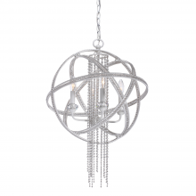 ZEEV Lighting P30011-4-SW - 4-Light 18&#34; Orbital Crystal