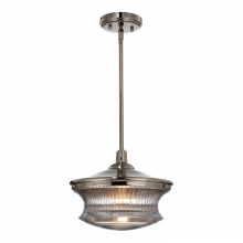 ZEEV Lighting P30045-1-BN - 1-Light 12&#34; Single Pendant