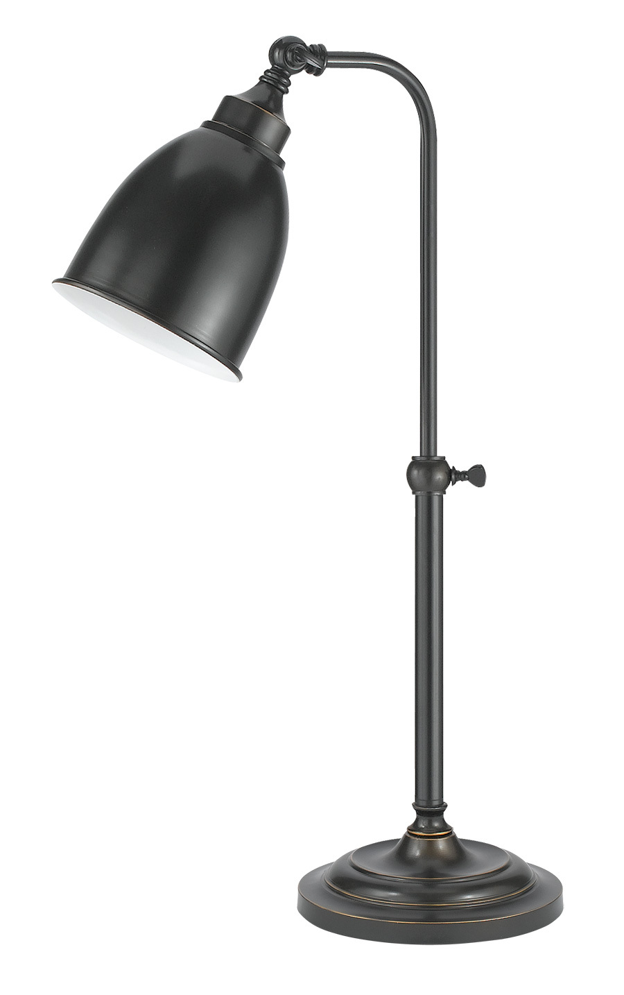 25&#34; Height Metal Table Lamp in Dark Bronze