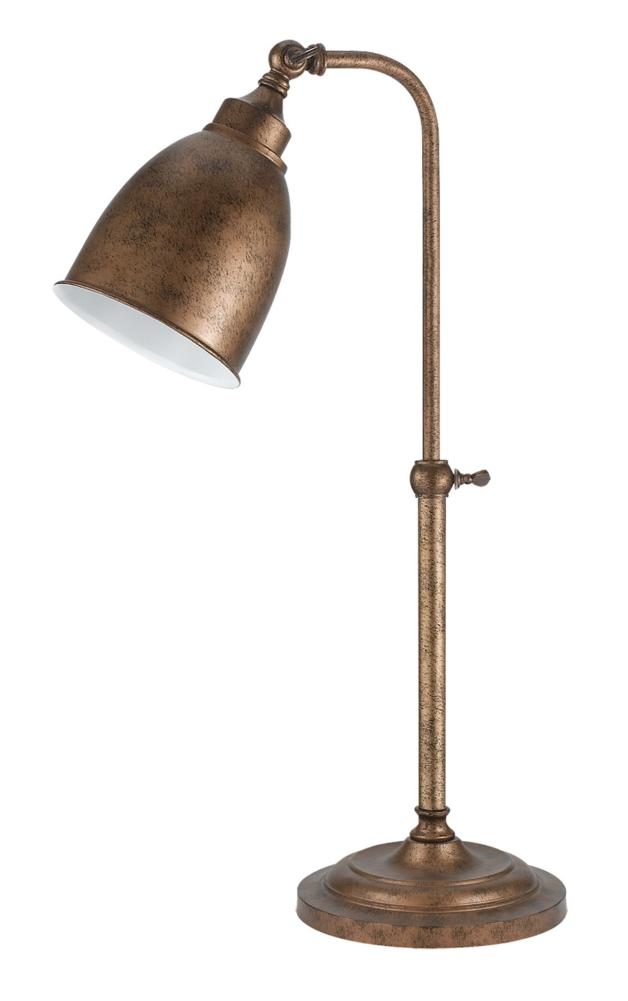 25&#34; Height Metal Table Lamp in Rust