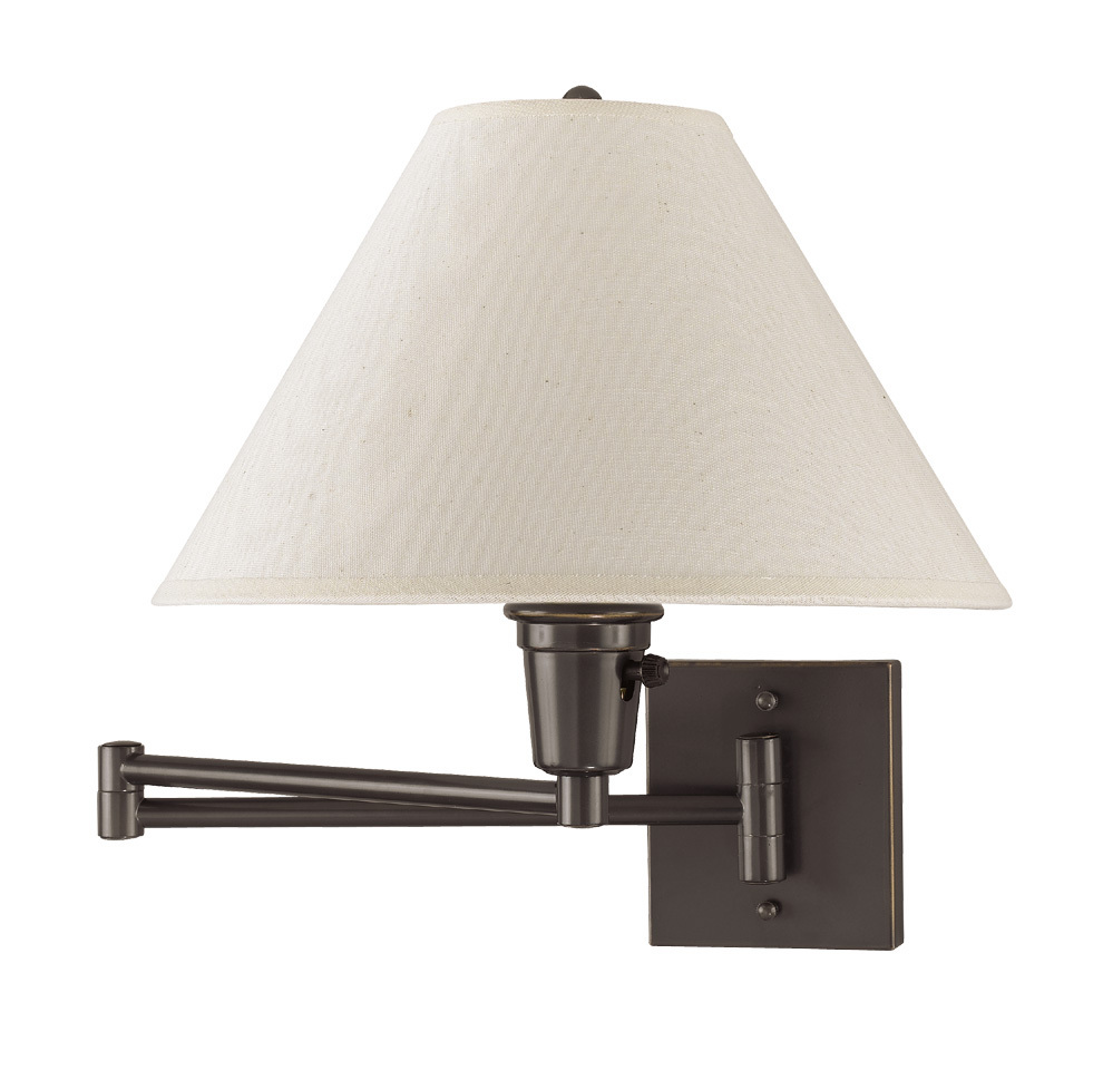 10&#34; Height Metal Wall Lamp in Dark Bronze