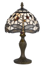 CAL Lighting BO-2380AC - 14&#34; Height Zinc Cast Accent Lamp in Antique Brass