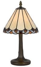 CAL Lighting BO-2382AC - 13.5&#34; Height Zinc Cast Accent Lamp in Antique Brass