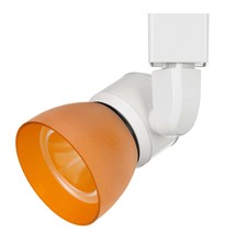 CAL Lighting HT-888WH-AMBFRO - 6.25&#34; Height Metal and Plc Track Head in White Finish