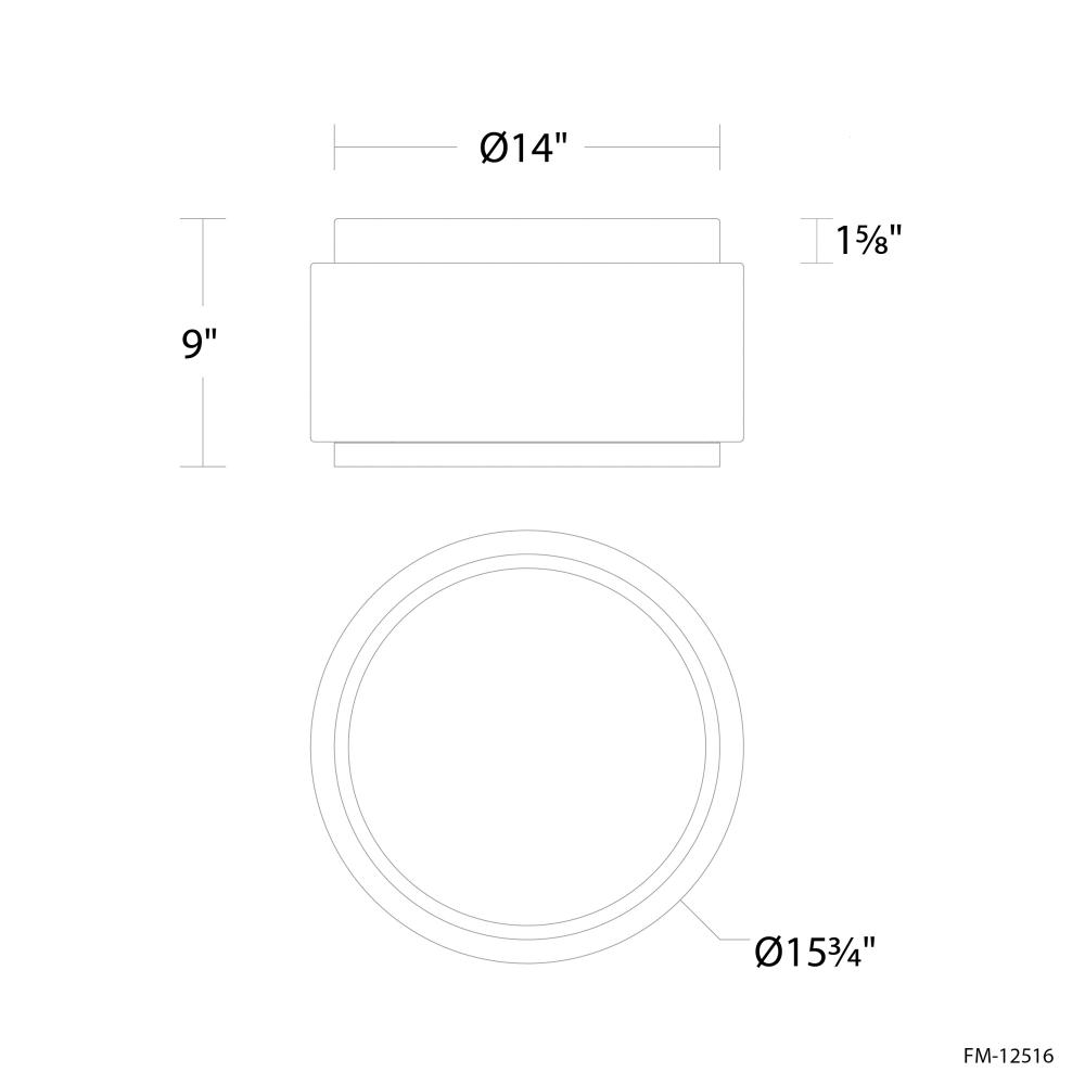 Preston Flush Mount Light