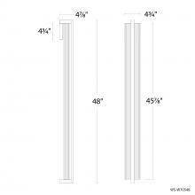 Modern Forms Canada WS-W70548-BK - Krimp Outdoor Wall Sconce Light