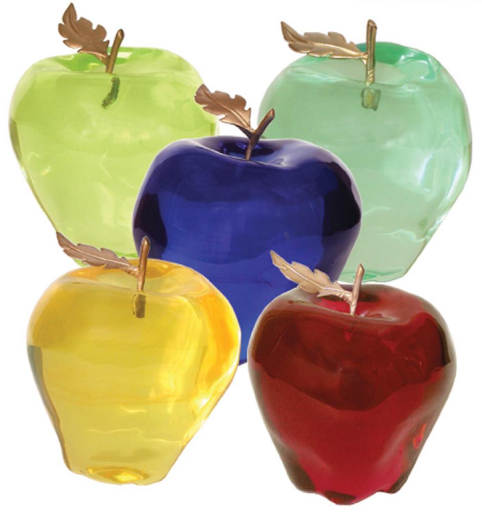 534635 Apples -4.5&#34; Sculptures (set of 5)