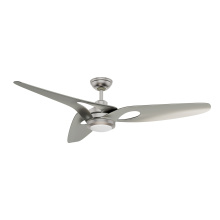 Casablanca Fan Company 53469 - Casablanca 60&#34; Inez ENERGY STAR® Brushed Nickel Damp Rated Ceiling Fan w/ LED Lt Kit & Wall Cont