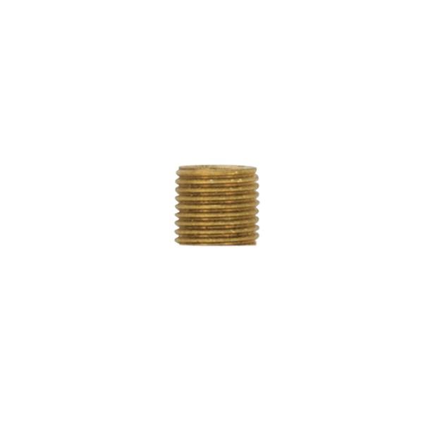 1/4 IP Solid Brass Nipple; Unfinished; 2-1/2&#34; Length; 1/2&#34; Wide