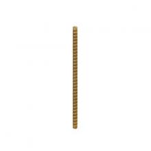 Satco Products Inc. 90/1197 - 1/8 IP Solid Brass Nipple; Unfinished; 4-1/2&#34; Length; 3/8&#34; Wide