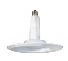 Satco Products Inc. S9599 - 12 watt; Downlight Retrofit LED; 5&#39;&#39;-6&#39;&#39; Trim; 2700K; Medium base; 120 volts; 110