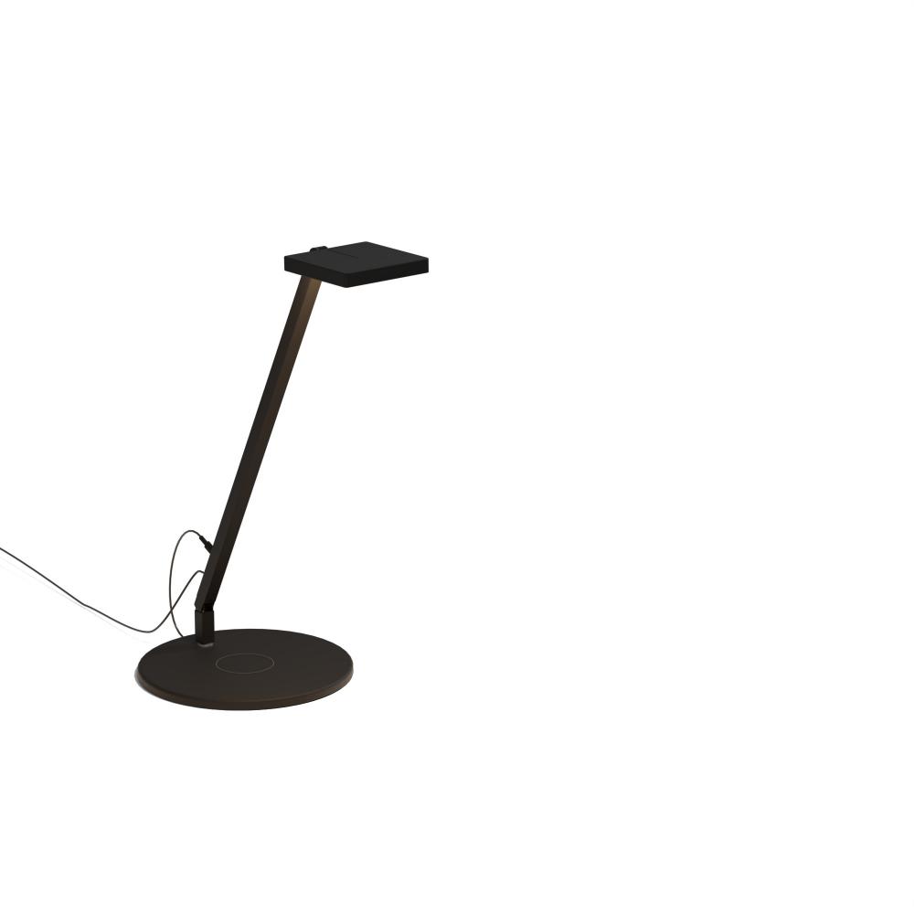 Foccacia Solo Desk Lamp (Matte Black) with Wireless Charging Base