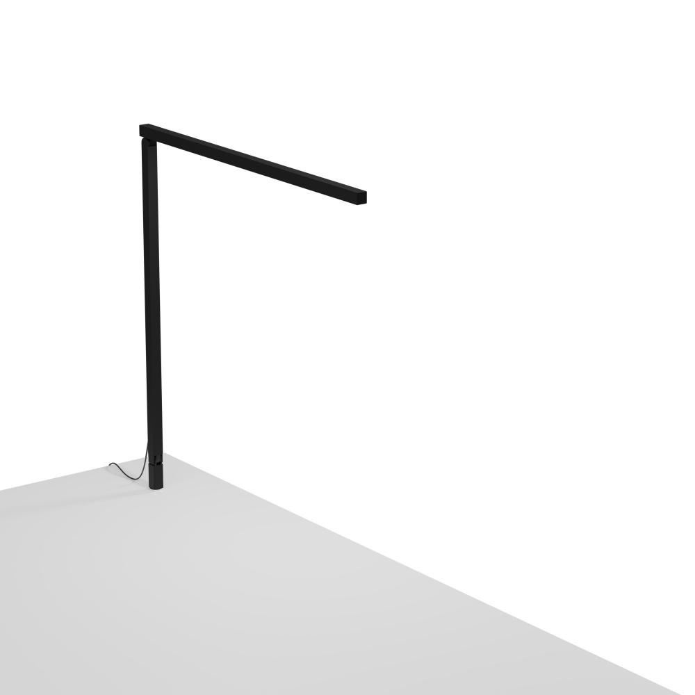 Z-Bar Solo Desk Lamp Gen 4 (Daylight White Light; Matte Black) with Through-Table Mount