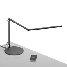 Koncept Inc AR3100-CD-MBK-USB - Z-Bar mini Desk Lamp with USB Base (Cool Light; Metallic Black)