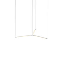 Koncept Inc ZBP-16-TR-SW-SIL-CNP - Z-Bar Pendant Small Trio, Silver (16&#34; light bars)