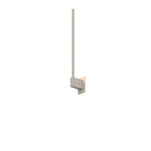 Koncept Inc ZBW-24-4-EM-SW-BNI - Z-Bar Wall Sconce, Soft Warm, Brushed Nickel, 24,&#34; End Mount