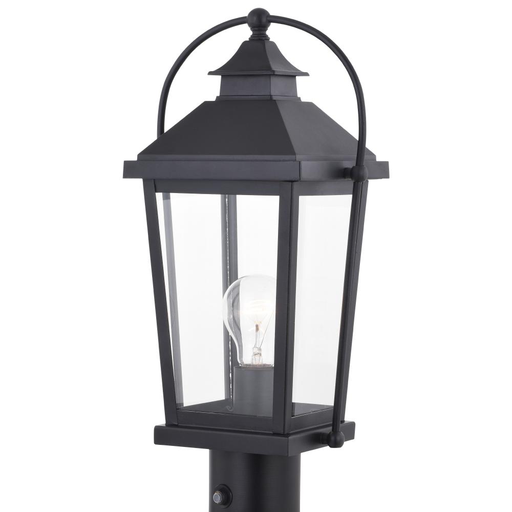 Lexington 7.75 in. W Outdoor Post Light Textured Black