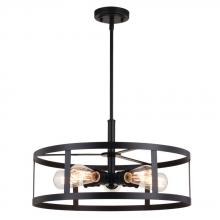 Vaxcel International P0376 - Akron 20-in. 5 Light Pendant Oil Rubbed Bronze