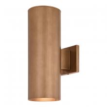 Vaxcel International T0588 - Chiasso 14.25 in.H Outdoor Wall Light Warm Brass