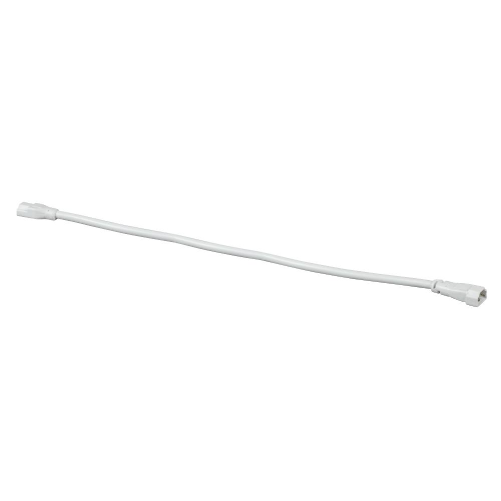 Fluorescent Under Cabinet Strip Light - 12&#34; Connector Wire for T5 Strip Light