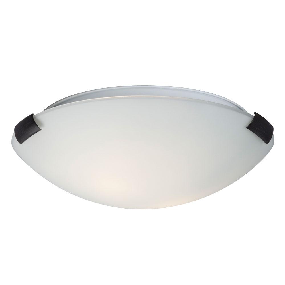 Flush Mount Ceiling Light - in Oil Rubbed Bronze finish with White Glass (*ENERGY STAR Pending)