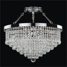 Glow Lighting 605TS19SP-7C - Spellbound Semi-Flush