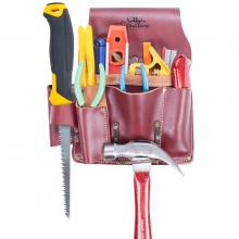 Kunys Leather 21485 - PRO DRYWALLER&#39;S HEAVY-DUTY LEATHER TOOL POUCH - 11 POCKETS
