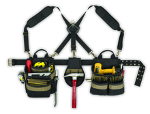 Kunys Leather AP1614 - 5 PIECE FRAMER&#39;S COMFORT LIFT COMBO SYSTEM - 20 POCKETS